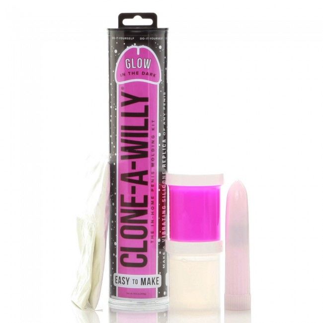 CLONE A WILLY – LEUCHTENDER ROSA PENISKLONER MIT VIBRATOR – LoveYou.lv