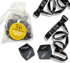 INEDIT - KOMPLEKT KOTT ORGANZA LIPSUD MUST - LoveYou.lv