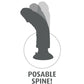 KING COCK - 15.24 CM VIBRATING COCK FLESH