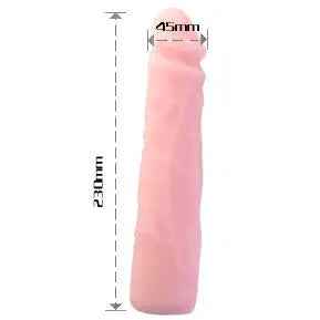 BAILE - REALISTIC SKIN TOUCH SILICONE DILDO 23 CM - LoveYou.lv