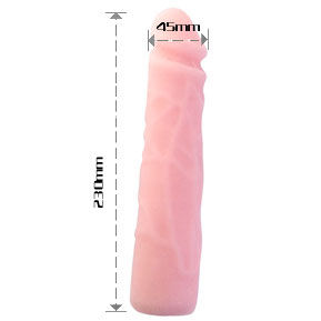 BAILE - REĀLISTS SKIN TOUCH SILIKONA DILDO 23 CM