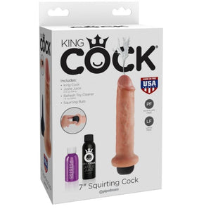 KING COCK - 17,8 СМ СТРУЙНЫЙ ДИЛДО