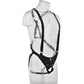 KING COCK - 25.5 CM HOLLOW STRAP-ON SUSPENDER SYSTEM FLESH KING COCK