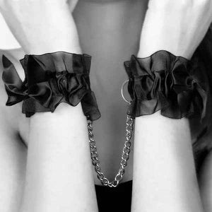 BIJOUX - INDISCRETS FROU FROU ORGANZA HANDCUFFS - LoveYou.lv