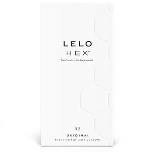 LELO - КОРОБКА ПРЕЗЕРВАТИВОВ HEX 12 ШТ.