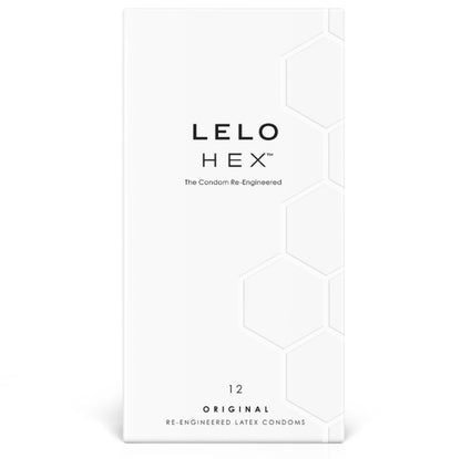 LELO - КОРОБКА ПРЕЗЕРВАТИВОВ HEX 12 ШТ.