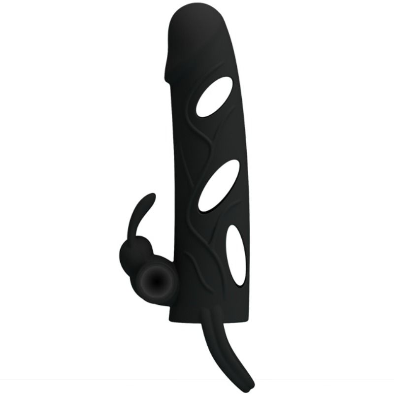 PRETTY LOVE - SILICONE COVER WITH VIBRATION 14 CM 1.0 PRETTY LOVE MALE