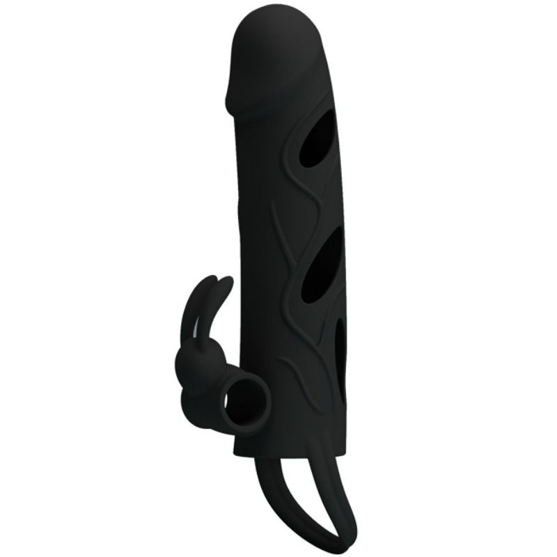PRETTY LOVE - SILICONE COVER WITH VIBRATION 14 CM 1.0 PRETTY LOVE MALE