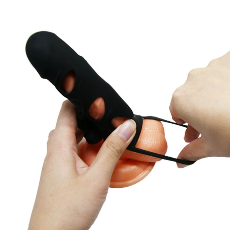 PRETTY LOVE - SILICONE COVER WITH VIBRATION 14 CM 1.0 PRETTY LOVE MALE