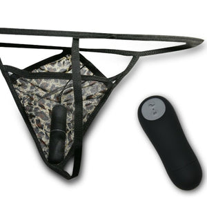 BAILE - THONG WITH VIBRATING BULLET AND CONTROL BAILE STIMULATING
