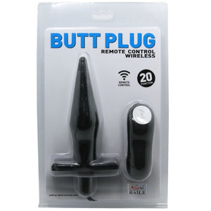 BAILE - DANCE BUTT ANAL PLUG WITH VIBRATION BLACK BAILE STIMULATING