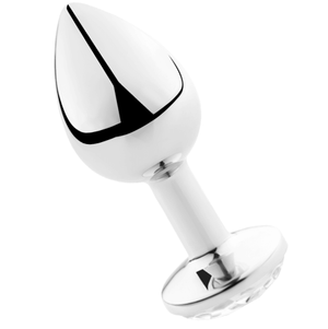 SECRETPLAY — PLUG ANAL caurspīdīgs ALUMĪNIJA 8 CM 
