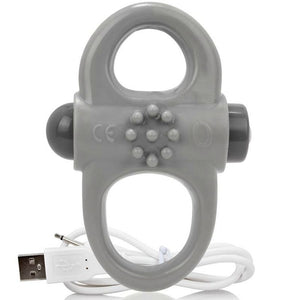 SCREAMING O – WIEDERAUFLADBARER VIBRIERRING YOGA GRAU SCREAMING O