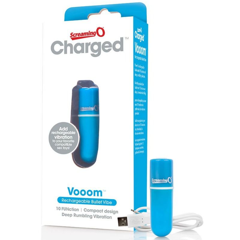 SCREAMING O – WIEDERAUFLADBARE VIBRIERBULLET VOOOM BLUE SCREAMING O
