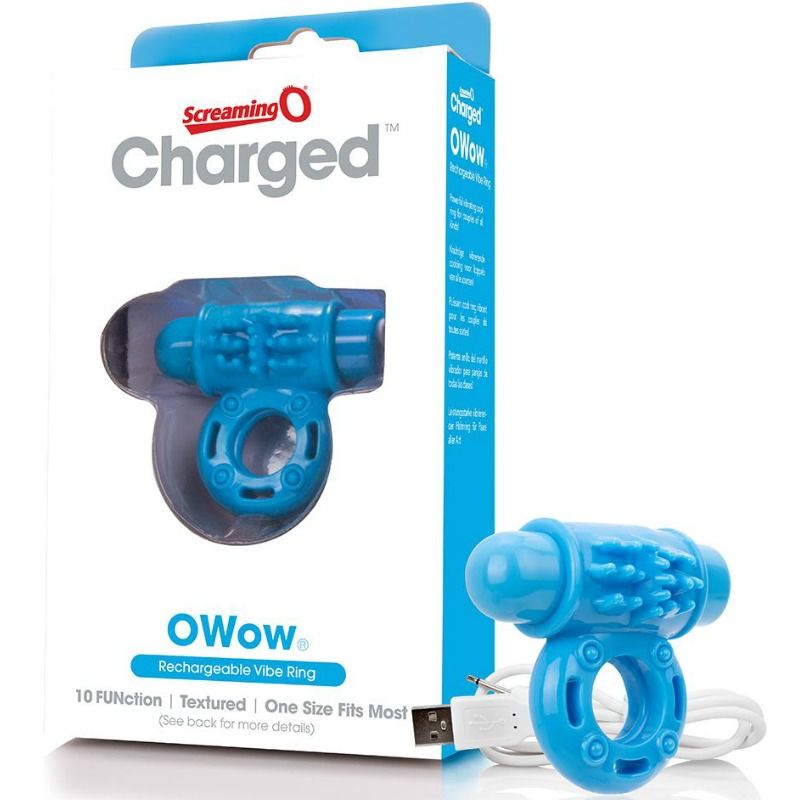 SCREAMING O - RING VIBRATOWOW WIEDERAUFLADBAR BLAU SCREAMING O