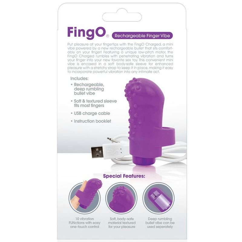SCREAMING O - RECHARGEABLE THIMBLE FING OLILAC SCREAMING O