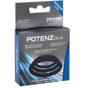 JOYDIVISION POTENZDUO - PLUS 3 ЧЕРНЫХ КОЛЕЦ НАБОР - S, M, L