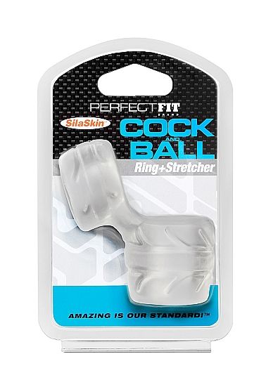 PERFECT FIT MARKE - SILASKIN COCK & BALL TRANSPARENT PERFECT FIT MARKE