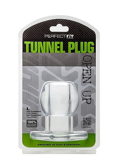 PERFECT FIT BRAND - ASS TUNNEL PLUG SILIKON KLAR L PERFECT FIT BRAND