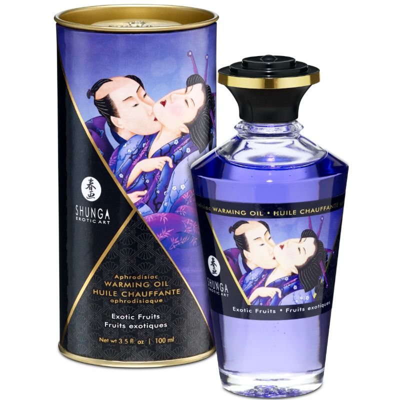 SHUNGA - SILTUMA EFEKTA MASĀŽAS EĻĻA EKSOTISKO AUGĻU GARŠA 100 ml