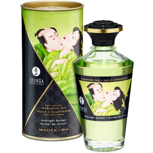 SHUNGA - MASĀŽAS EĻĻA AR SILTUMU EFEKTU PUSNAKTS SORBTA GARŠU 100 ML