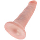 KING COCK - DILDO WITH BALLS 14 CM FLESH
