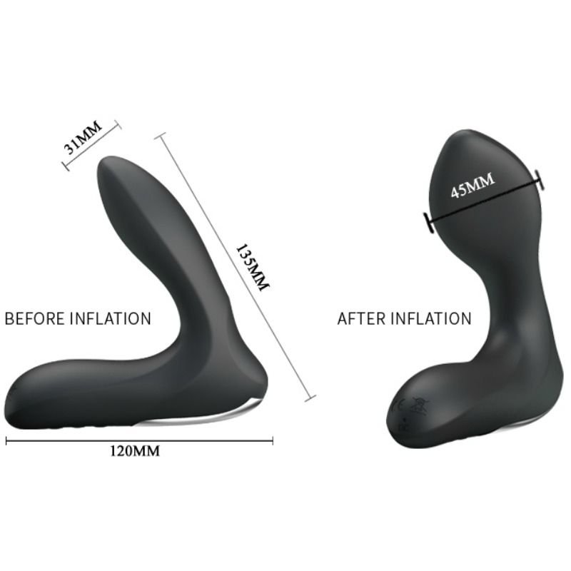 PRETTY LOVE - LEONARD INFLATABLE PROSTATIC MASSAGER WITH VIBRATION PRETTY LOVE