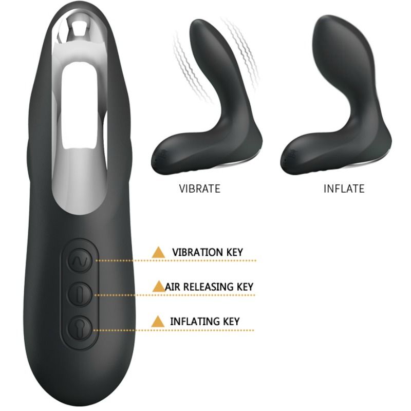 PRETTY LOVE - LEONARD INFLATABLE PROSTATIC MASSAGER WITH VIBRATION PRETTY LOVE