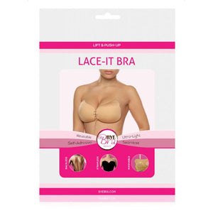 BYE-BRA - LACE-IT ENHANCEMENT PUSH-UP BLACK CUP A BYE BRA - BRAS