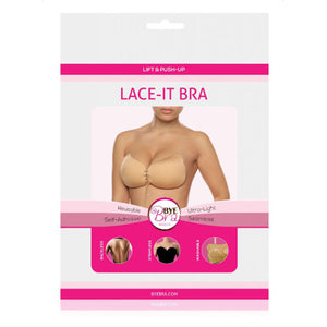 BYE-BRA - LACE-IT ENHANCEMENT PUSH-UP ЧЕРНАЯ ЧАШКА C
