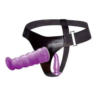BAILE - LILAC FEMALE ANAL AND VAGINAL HARNESS GPOINT 17 CM - LoveYou.lv