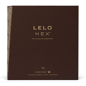 LELO - ПРЕЗЕРВАТИВЫ HEX RESPECT XL 36 УПАКОВКА