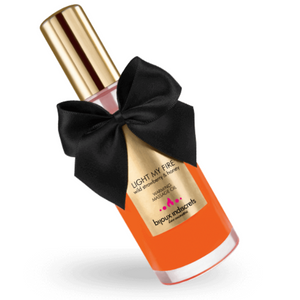 BIJOUX - MASSAGE OIL HEAT EFFECT STRAWBERRY AROMA - LoveYou.lv