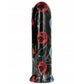 VISS MELNS - DILDO BLACK 19 CM