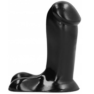 ALL BLACK - DILDO REALISTIC 14 CM ALL BLACK