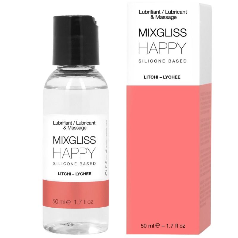 MIXGLISS - HAPPY LITCHI SILIKONA LUBRIKANTS 50 ML