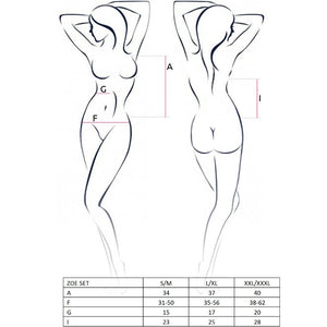 PASSION - WOMAN ZOE SET SIZE S/M PASSION WOMAN SETS