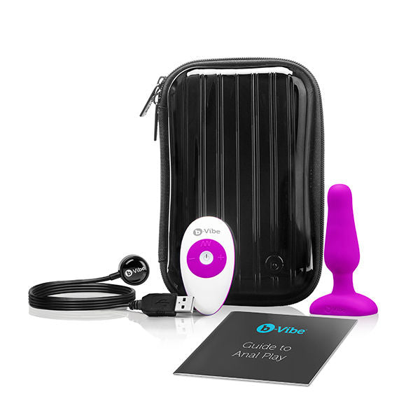 B-VIBE – ANAL-STECKER MIT FERNBEDIENUNG FÜR ANFÄNGER FUCHSIA B-VIBE