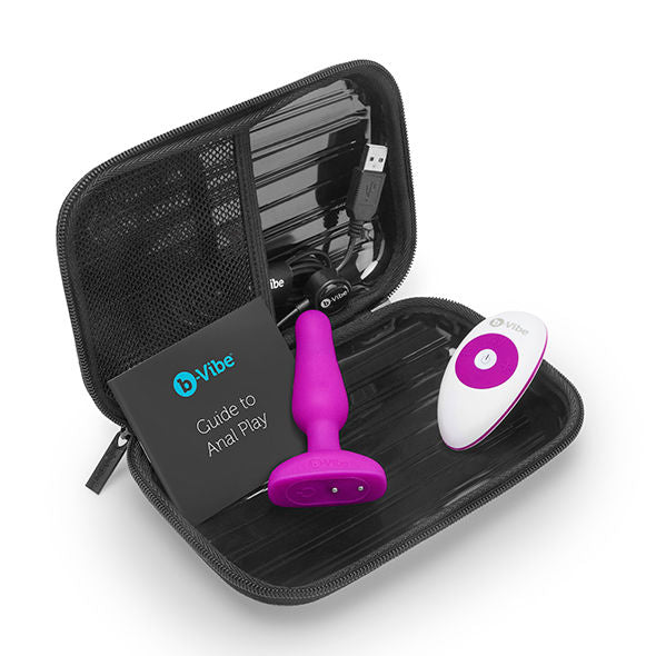 B-VIBE – ANAL-STECKER MIT FERNBEDIENUNG FÜR ANFÄNGER FUCHSIA B-VIBE