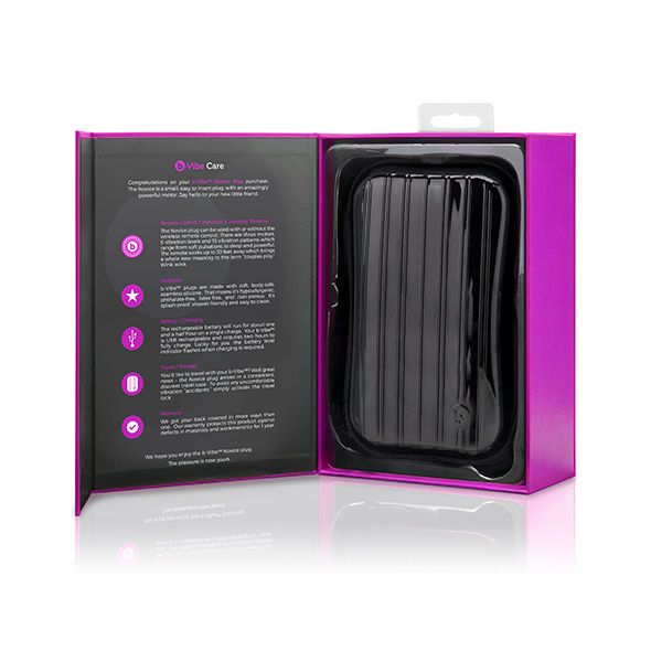 B-VIBE – ANAL-STECKER MIT FERNBEDIENUNG FÜR ANFÄNGER FUCHSIA B-VIBE