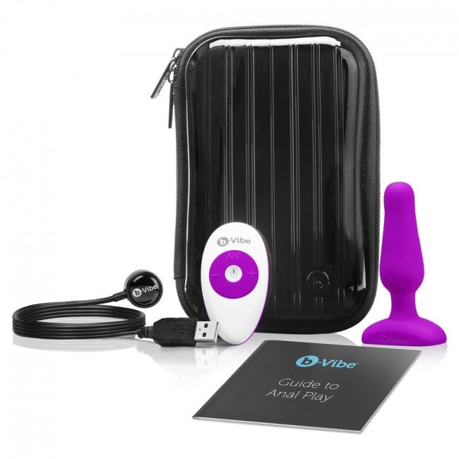 B-VIBE – ANAL-STECKER MIT FERNBEDIENUNG FÜR ANFÄNGER FUCHSIA B-VIBE