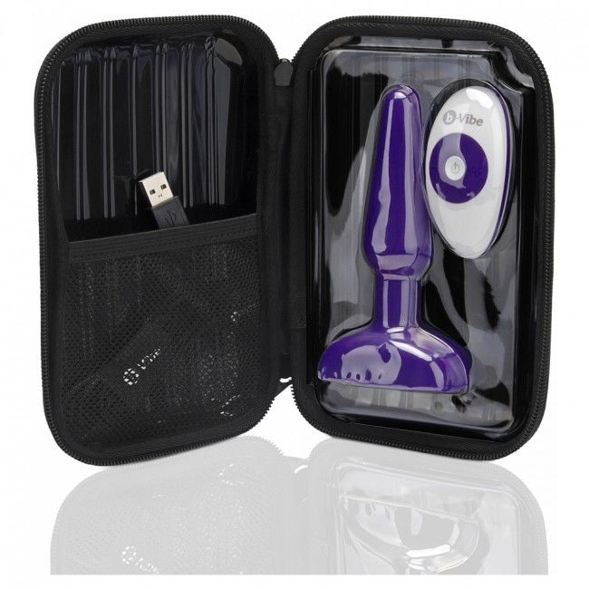 B-VIBE - TRIO REMOTE CONTROL PLUG ANAL LILAC B-VIBE