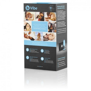B-VIBE — SNUG ANAL PLUG 3 SKY BLUE