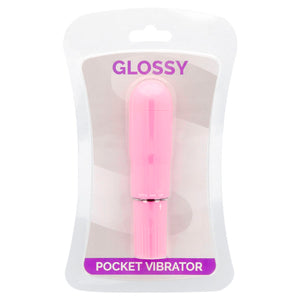 GLOSSY - POCKET VIBRATOR DEEP ROSE