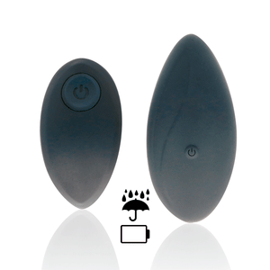 BLACK&SILVER - ZARA REMOTE CONTROL STIMULATOR WITH FREE PANTY BLACK&SILVER