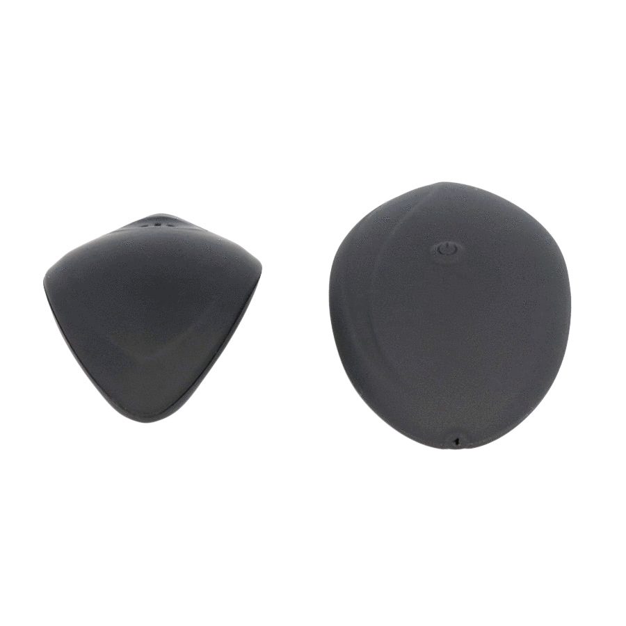 BLACK&SILVER - ZARA REMOTE CONTROL STIMULATOR WITH FREE PANTY BLACK&SILVER