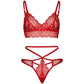 LEG AVENUE — 2 DAĻU KOMPLEKTS MEŽĢĪŅU APRAKSTĪBAS UN SIKSNES S/M 