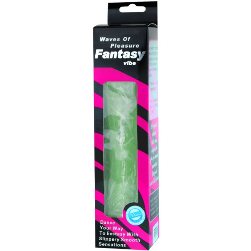 BAILE - WAVES OF PLEASURE VIBRATOR 23 CM GREEN BAILE VIBRATORS