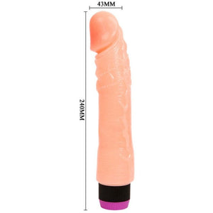BAILE - DABISKS FLASTĪGS REĀLISTS VIBRATORS 24 CM