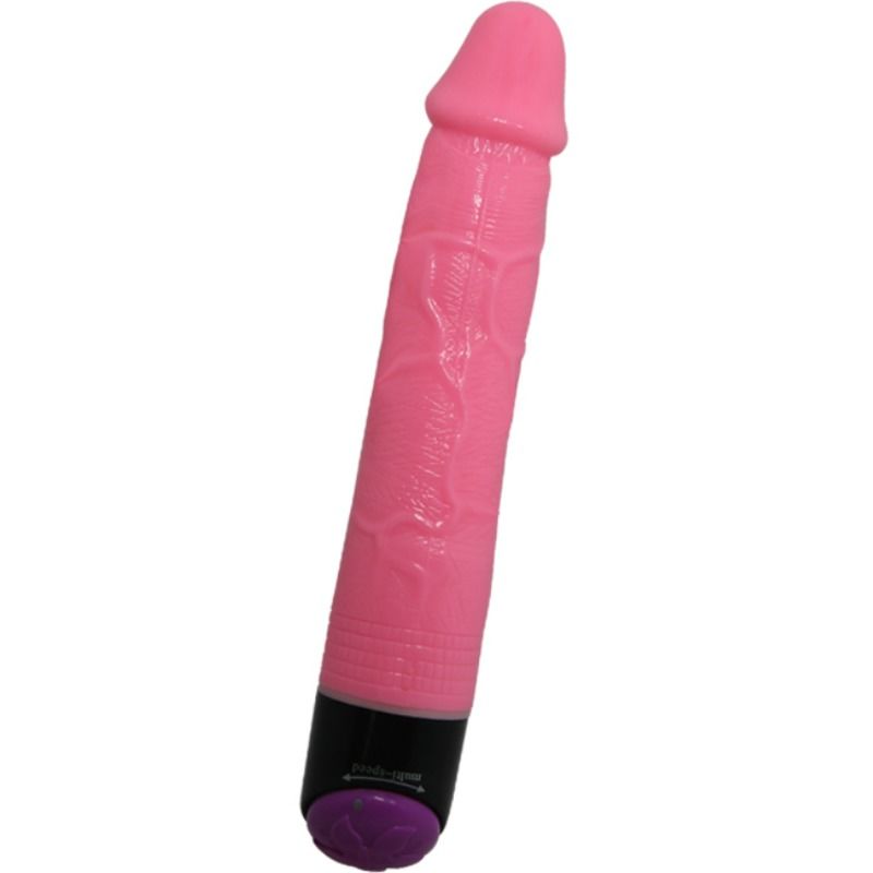 BAILE - KRĀSAINS SEKSA REĀLISTS VIBRATORS ROZĀ 23 CM